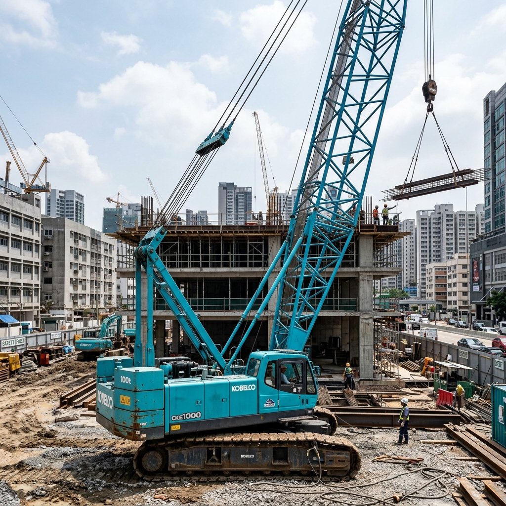 Kobelco CKE1000 100 Ton crawler crane