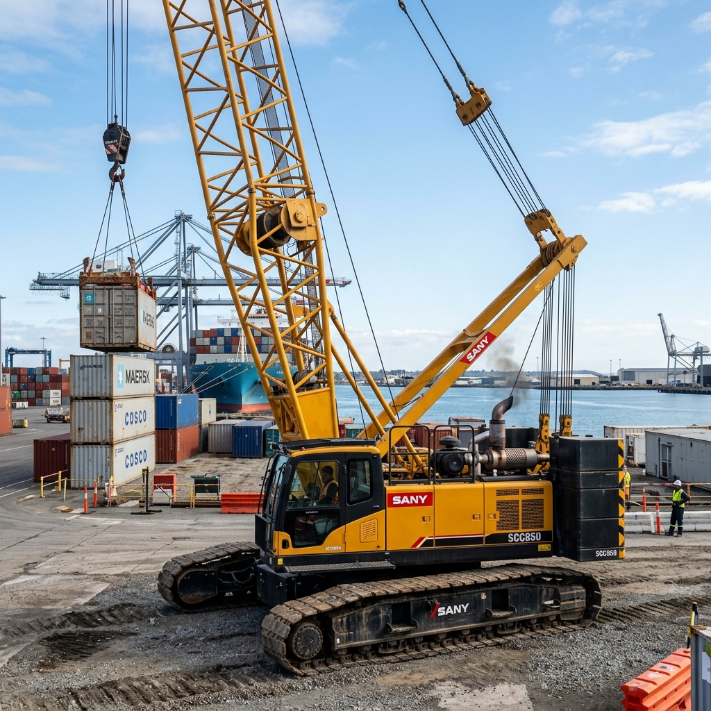 85 Ton Sany Fusion Crawler Crane