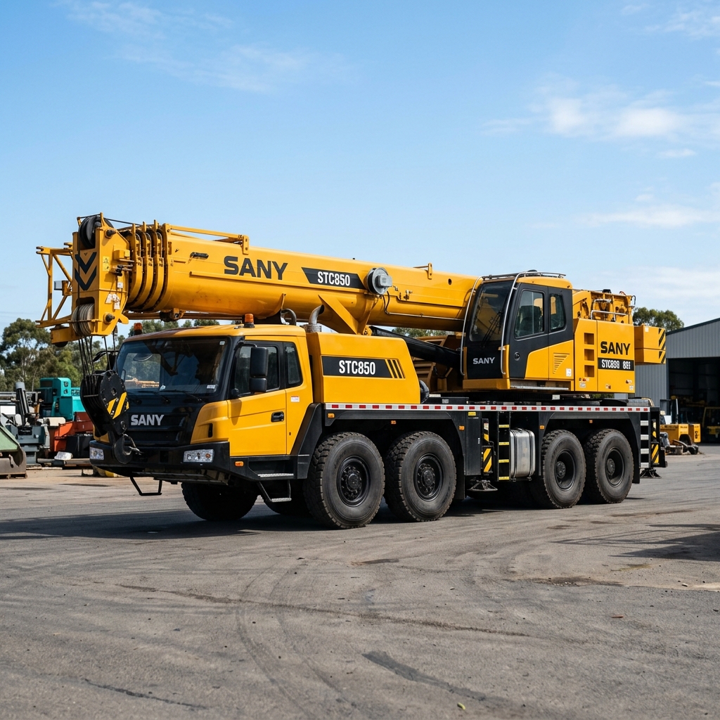 Sany 85 Ton Tyre Mounted Crane